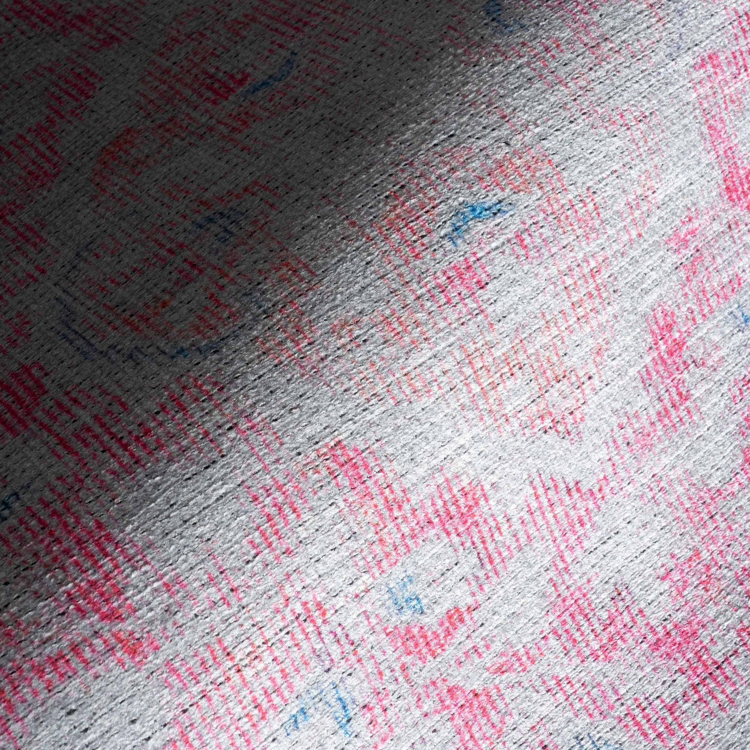 Washable Medallion Flatweave Rug | Pink