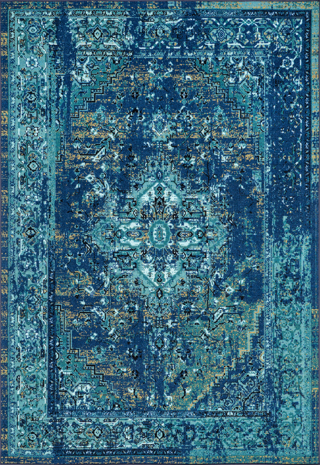 Persian Vintage Rug | Teal