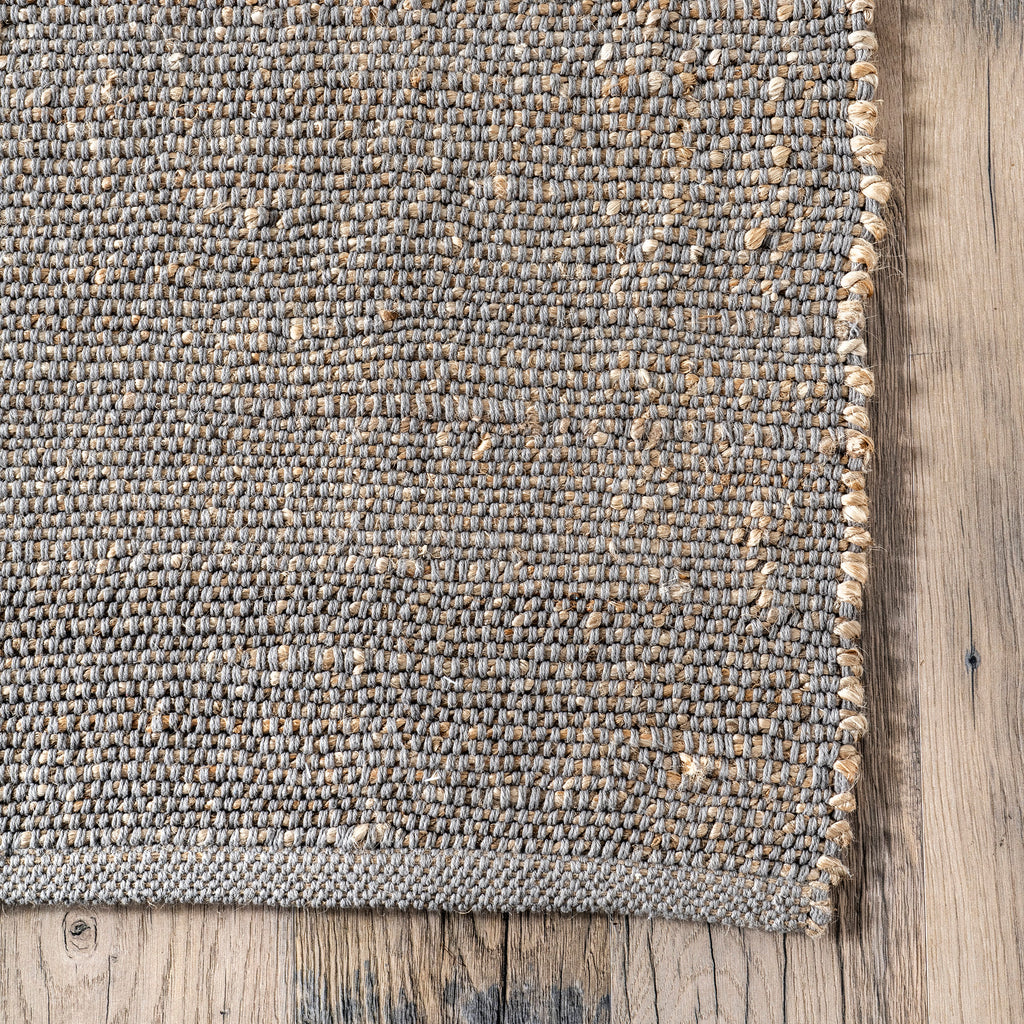 Perfect Handwoven Jute-Blend Rug | Grey