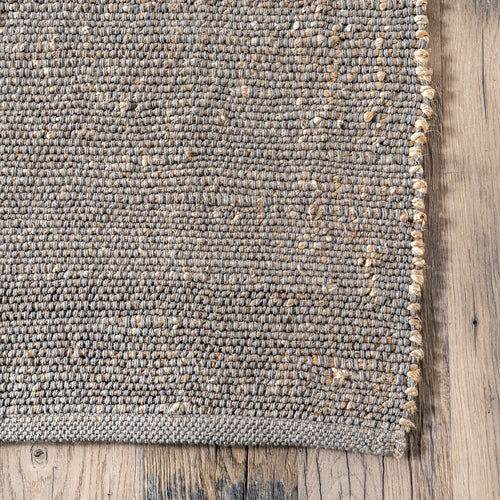 Perfect Handwoven Jute-Blend Rug | Grey