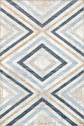 Reeba Washable Distressed Rug | Blue