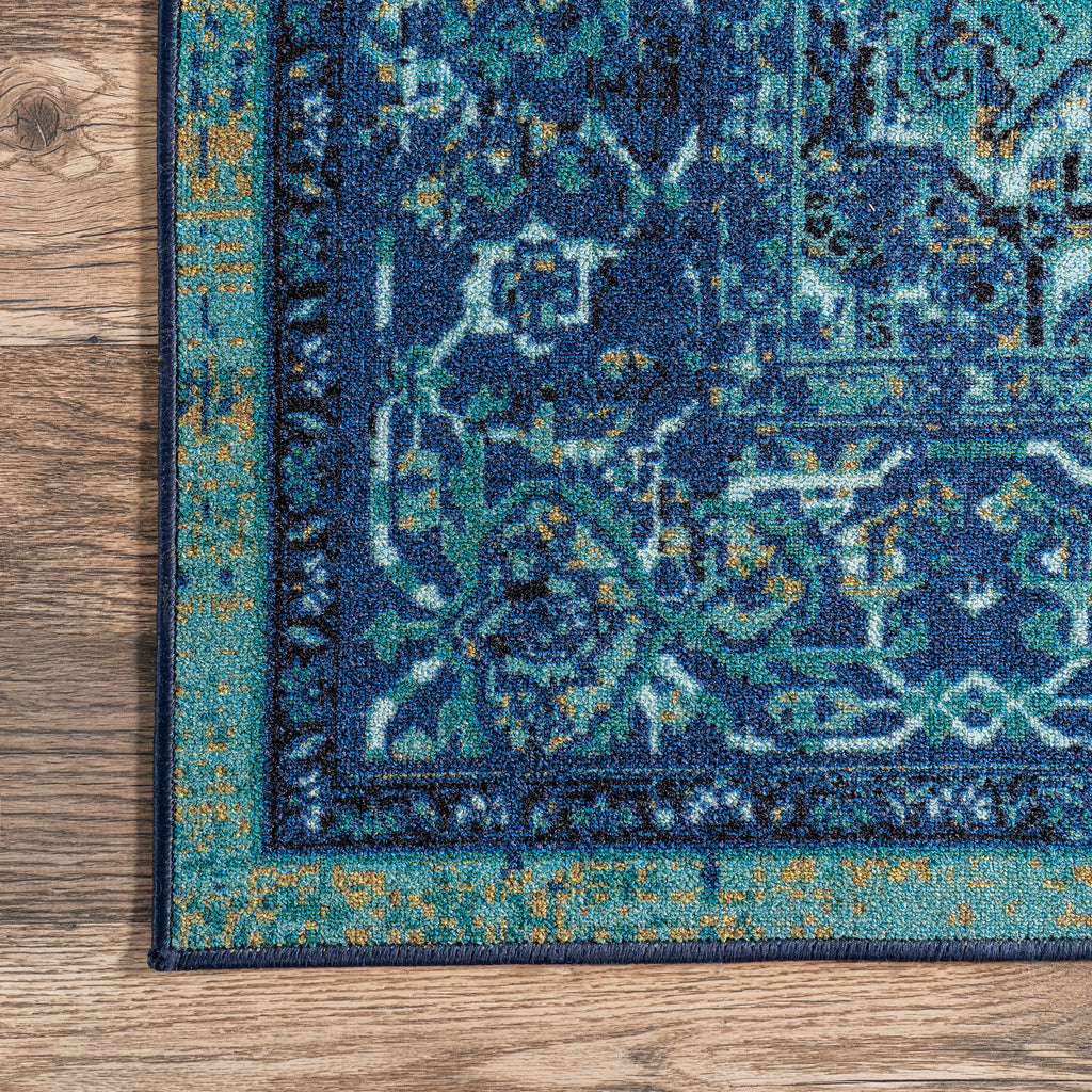 Persian Vintage Rug | Teal
