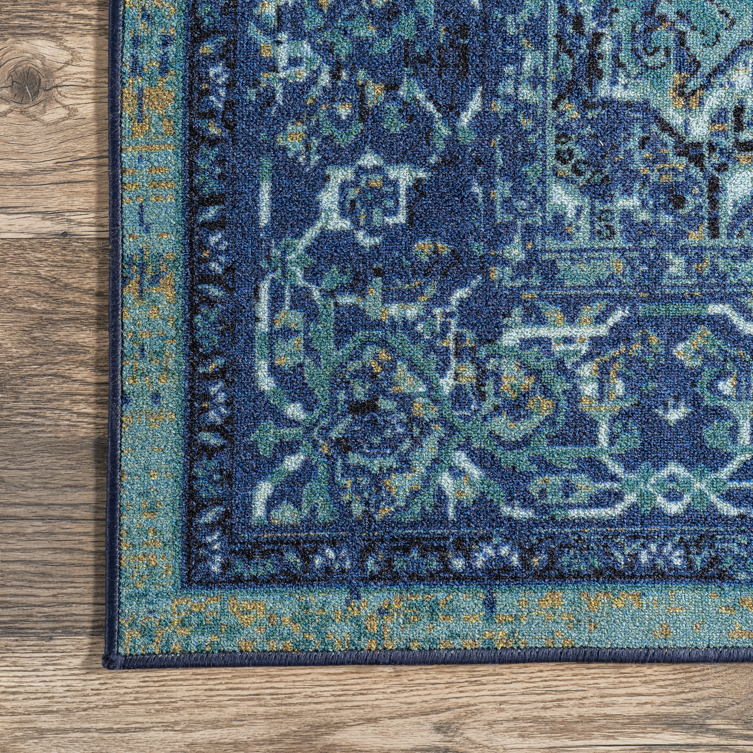 Persian Vintage Rug | Teal